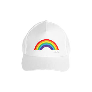 Nome do produto Boné Americano com Tela Arco-Íris