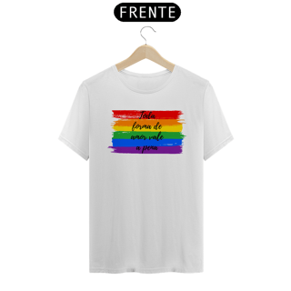 Nome do produto T-Shirt Quality Toda forma de amor vale a pena