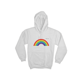 Nome do produto Moletom Fechado Unissex Arco-Íris