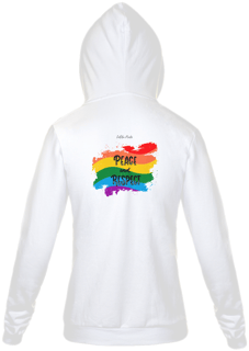 Nome do produto Moletom Com Zíper Unissex Peace and Respect