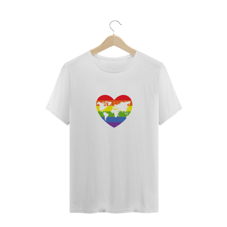 Nome do produto T-Shirt Quality Mapa Coração