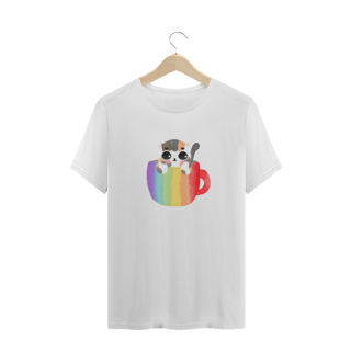 Nome do produto T-Shirt Quality Gato na Caneca
