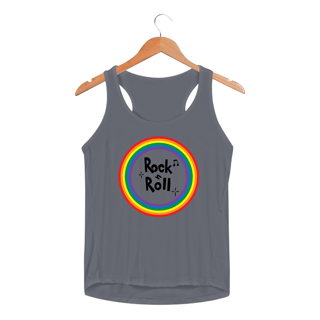 Nome do produto Regata Fem Sportv Dry UV Rock and Roll