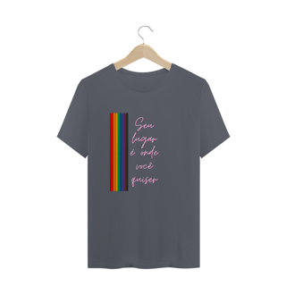 Nome do produto T-shirt Quality Seu Lugar É Onde Você Quiser
