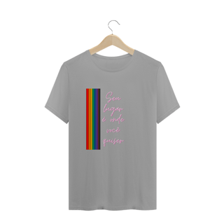 Nome do produto T-shirt Quality Seu Lugar É Onde Você Quiser