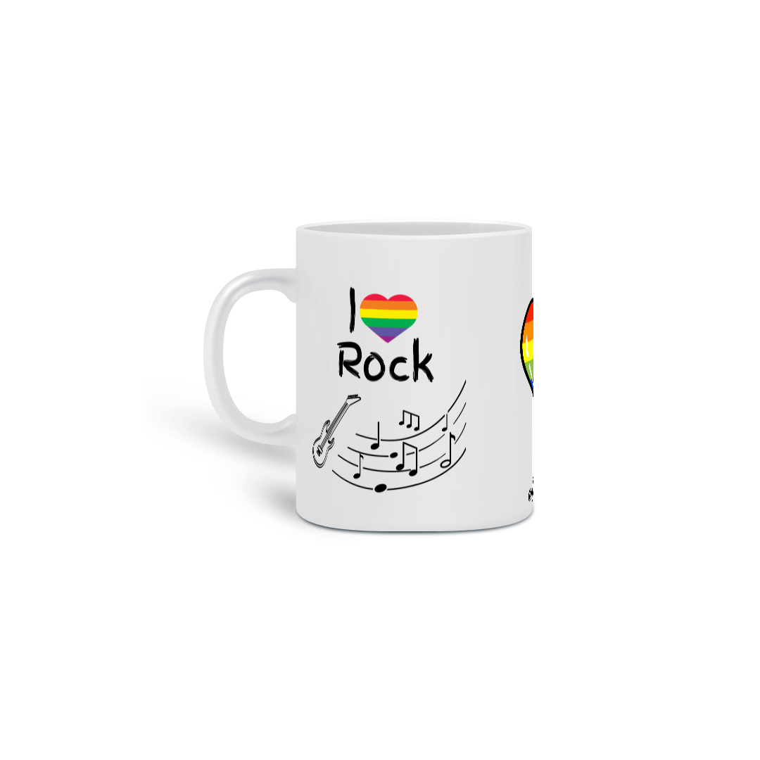 Caneca I Love Rock