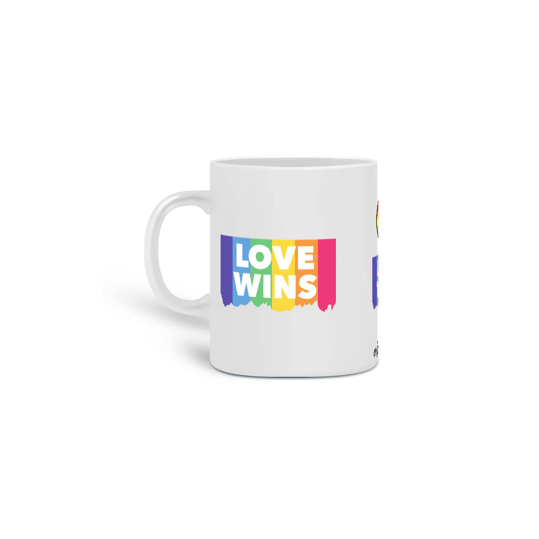 Nome do produto: Caneca Love Wins