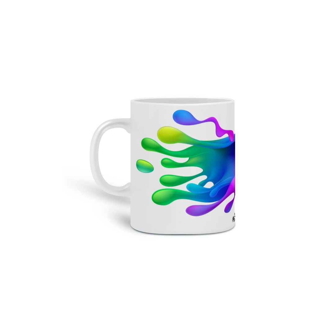 Nome do produto: Caneca Tinta Colorida