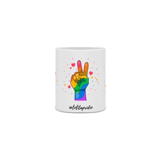 Nome do produto Caneca Paz e Amor