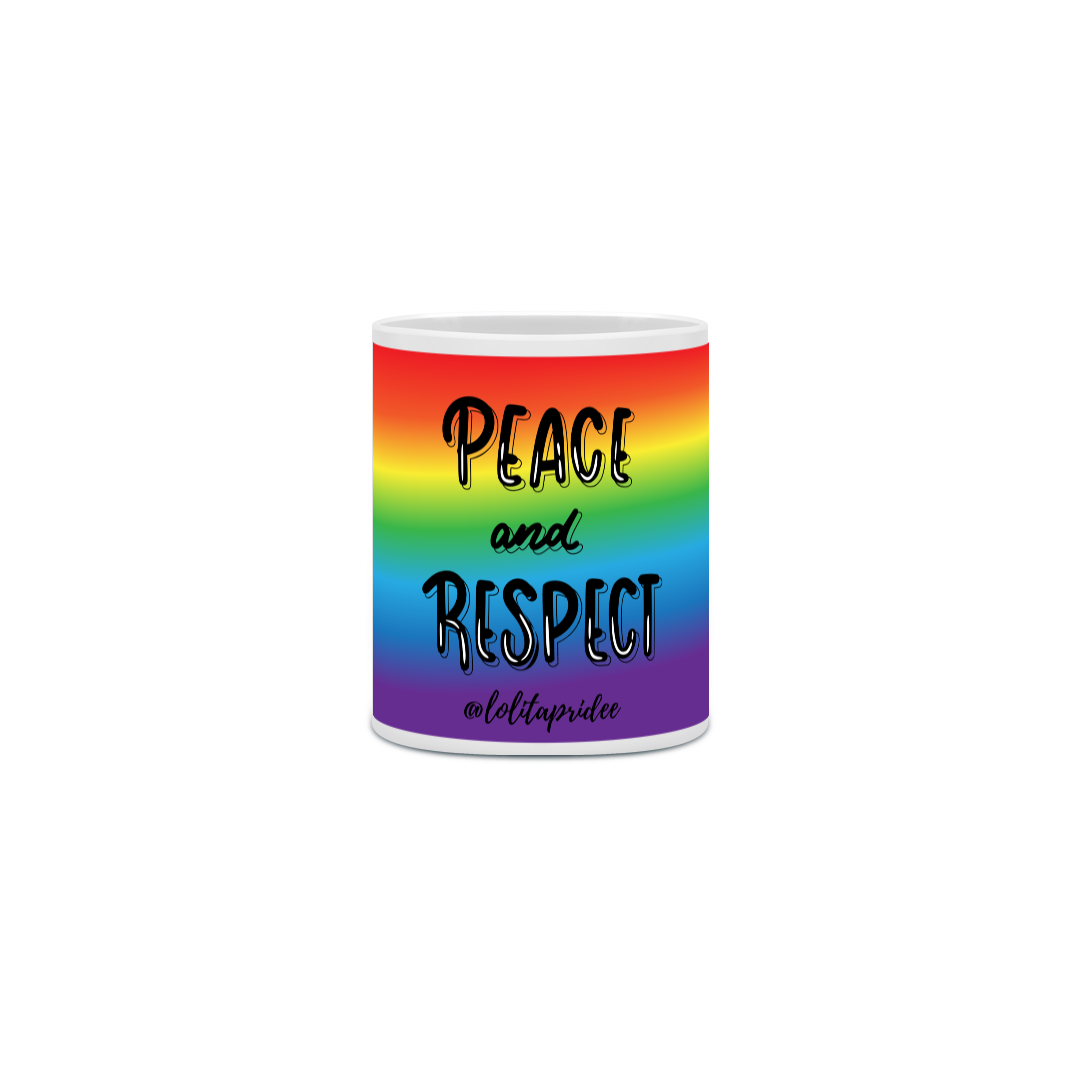 Caneca Peace and Respect