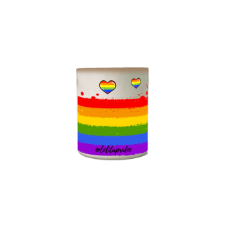 Nome do produto Caneca MÁGICA Listra com Corações