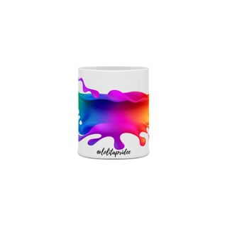Nome do produto Caneca Tinta Colorida