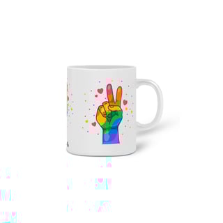 Nome do produto Caneca Paz e Amor
