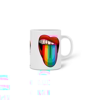 Nome do produto Caneca Língua colorida