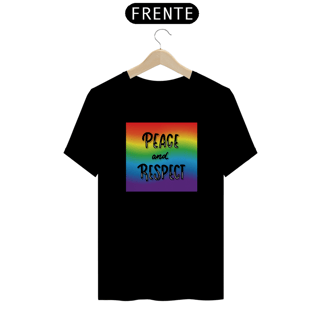 Nome do produto T-Shirt Quality Peace and Respect