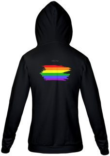 Nome do produto Moletom Com Ziper Unissex Cores da Bandeira