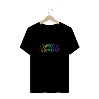 Nome do produto T-Shirt  PLUS SIZE Amor é Amor