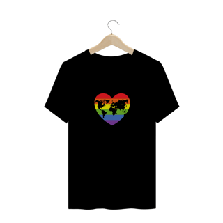 Nome do produto T-Shirt Quality Mapa Coração