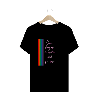 Nome do produto T-shirt Quality Seu Lugar É Onde Você Quiser