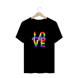 Nome do produto T-Shirt PLUS SIZE Love Is Love