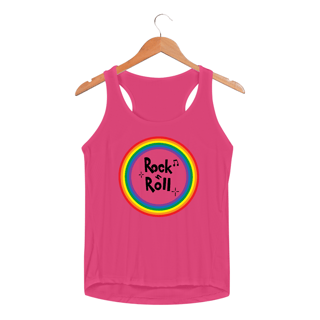 Nome do produto Regata Fem Sportv Dry UV Rock and Roll
