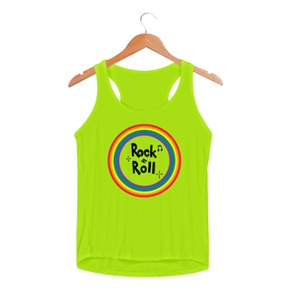 Nome do produto Regata Fem Sportv Dry UV Rock and Roll