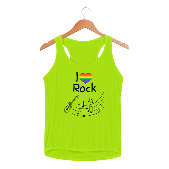 Regata Fem Sportv Dry UV I Love Rock