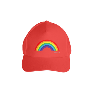 Nome do produto Boné Americano com Tela Arco-Íris