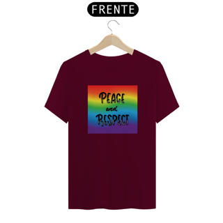 Nome do produto T-Shirt Quality Peace and Respect