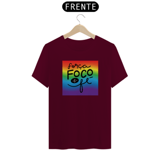 Nome do produto T-Shirt Quality Foco, força e fé
