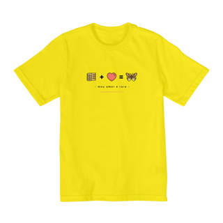 Nome do produto Camiseta Infantil Meu Amor é Raro - 2 a 8 anos 