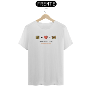 Nome do produto Camiseta Masculina Meu Amor é Raro