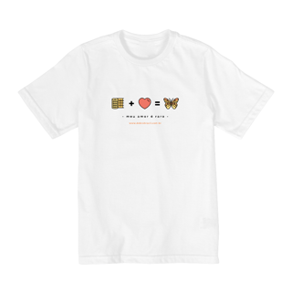 Nome do produto Camiseta Infantil Meu Amor é Raro - 10 a 14 anos