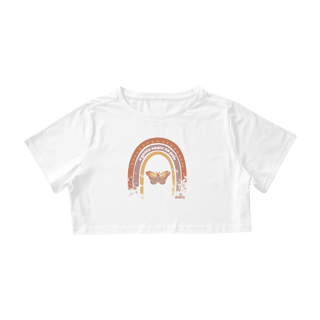 Nome do produto Cropped Arco-íris