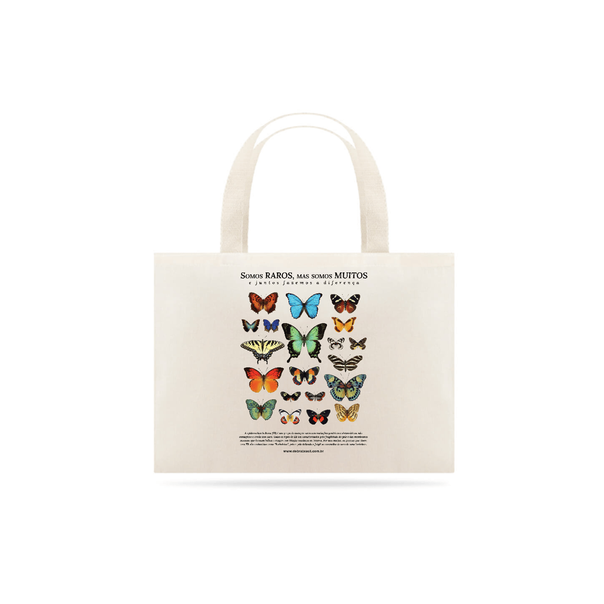 Nome do produto: Ecobag Borboletas Raras