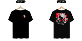 Camisa detalhada estampa traseira 0karun dan da dan