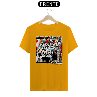 Nome do produto Camiseta 'Clapton is human'