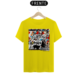 Nome do produto Camiseta 'Clapton is human'