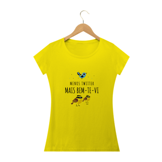 Nome do produto Blusinha 'menos Twitter mais bem-te-vi' 