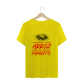 Nome do produto Camiseta 'é impossível ser feliz faminto' 