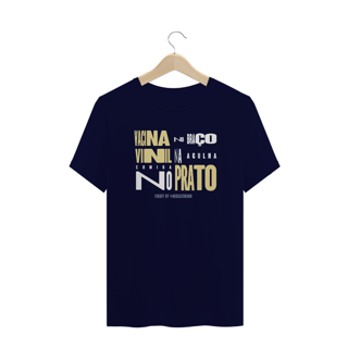 Nome do produto Camiseta plus size Vinil na agulha