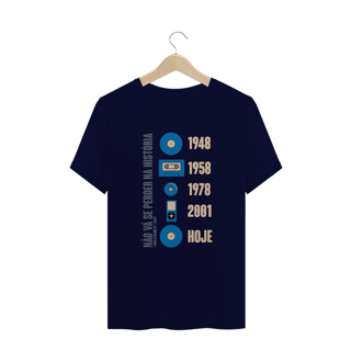 Nome do produto Camiseta plus size Não vá se perder na história