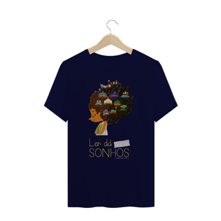 Nome do produto Camiseta plus size Ler dá sonhos