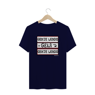 Nome do produto Camiseta plus size 'Gente lendo' 