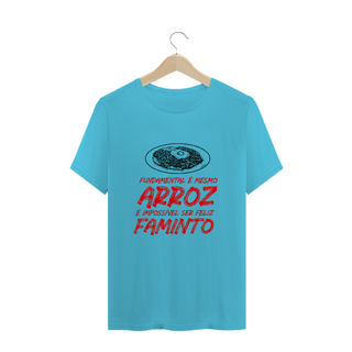 Nome do produto Camiseta 'é impossível ser feliz faminto' 