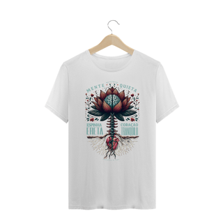 Nome do produto Camiseta plus size 'Walter Franco: coração tranquilo'