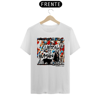Camiseta 'Clapton is human'