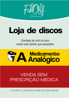 Nome do produto Pôster 'muito mais barato que psiquiatra'