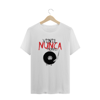 Nome do produto Camiseta Plus Size Vinil nunca morre! 