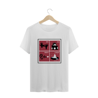 Nome do produto Camiseta plus size Curta cada momento da música